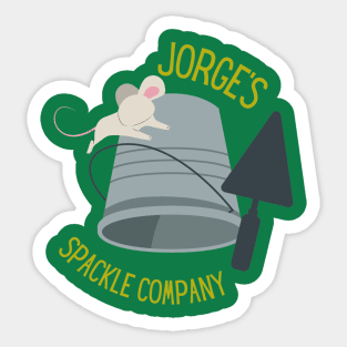 Jorge's Spackle Company Sticker